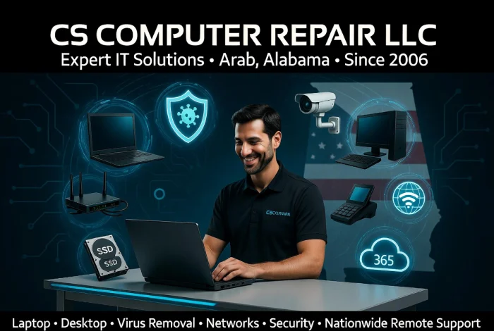 CS Computer Repair shop in Arab, Alabama